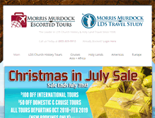 Tablet Screenshot of morrismurdockescortedtours.com